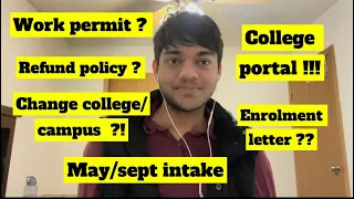 Will may/September intake students get work permit | LOVEPREET VLOGS |