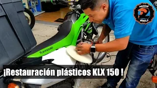 #passion2wheels | Restauracion de plasticos KLX 150 L!