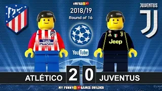 Atletico Madrid vs Juventus 2-0 • Champions League 2019 (20/02) All Goals Highlights Lego Football