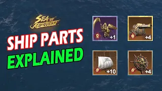 SHIP PARTS EXPLAINED - SEA OF CONQUEST