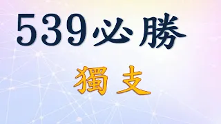 6月1日 539必勝獨支-2 上期中12 23