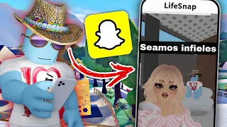 ✨ES INFIEL A SU NOVIA EN ROBLOX SNAPCHAT✨(turbio)😱😈