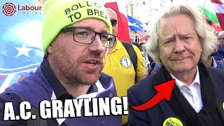 Quick Chat with AC Grayling at The 2023 Rejoin EU March and Rally