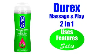 Durex Massage & Play 2 in 1 Lubricant, 6 76 fl  oz  Soothing Touch with Aloe Vera  Lube & Massage Ge