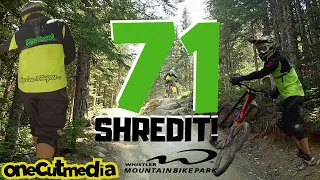 71 and still Shredding, Dr. John Rideout Shredding the Whistler Bike Park  in 4K