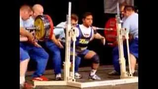 Ravil Kazakov (RUS) Squats 2.attempt: 305 kg WRJ - World Games 2005 Powerlifting, Men's -67,5 kg