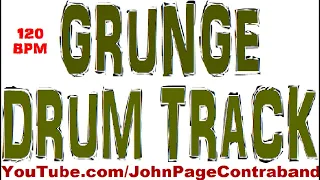 Grunge Rock Drum Track 120 bpm FREE