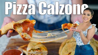 I’ll Be Making These ALL Summer | PEPPERONI PIZZA CALZONE