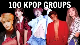 GET TO KNOW KPOP: 100 KPOP GROUPS