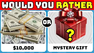 Would You Rather...? MYSTERY Gift Edition 🎁 by GlamQuiz