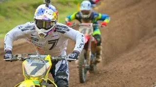 James Stewart vs. Trey Canard Final Three Laps - 2013 Spring Creek MX 450 Moto 1