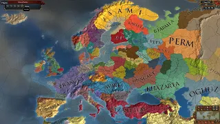 Europa Universalis 4 AI Timelapse - Extended Timeline + ССС Mods 769-2550