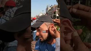 Street Ear Cleaning In India! 🇮🇳