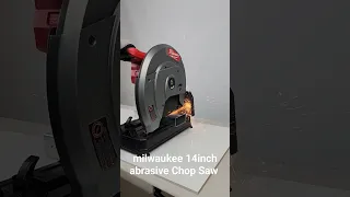 밀워키 14인치 무선 고속절단기  아연각파이프 100*50*1.2T재단 #밀워키 #milwaukeetools  #고속절단기 #밀워키전동공구