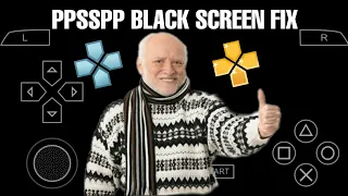 How to Fix Black screen error in PPSSPP Emulator English|Solve PSP Emulator Blackscreen|MJ Hacks