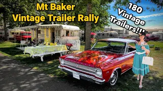 Mt Baker Vintage Trailer Rally 2022 Washington State Caravans Classic Cars RVs Pre 1980