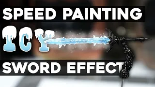 Speed Painting FROSTED/ICE Weapon Effect