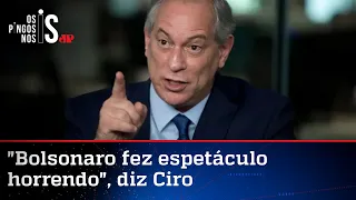 Ciro Gomes e Tebet criticam Bolsonaro por apresentação a embaixadores