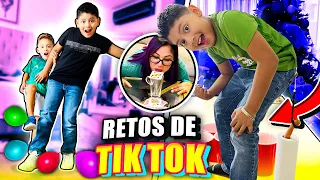 JUGAMOS A JUEGOS VIRALES DE TIKTOK! | OLIMPIADA DE RETOS VIRALES 2