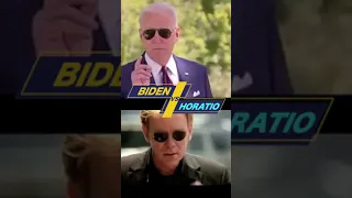 Biden Vs Horatio | Who Does It Better? | CSI | #Shorts