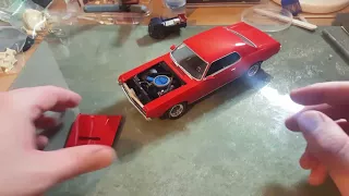 AMT 1969 Mercury Cougar Completed build.