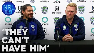 Andrew Webster not letting Roger Tuivasa-Sheck go anytime soon: NRL Presser | NRL on Nine