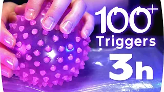 ASMR Crinkly Plastic 100+ TRIGGERS In 3 Hours (No Talking)