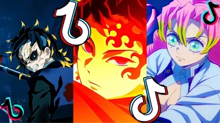 👑Demon Slayer New Season TikTok Compilation👑/ Demon Slayer Edits🔥/ Badass Moments🥶 [ #3 ]