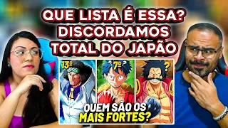 REACT JOVEM OTAKU | É OFICIAL! JAPÃO REVELA OS 20 PERSONAGENS MAIS FORTES DE ONE PIECE