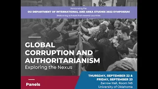 IAS Symposium Session 2: Comparing Authoritarianism & Corruption: Brazil, South Africa, Afghanistan