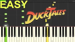 DuckTales - Main Theme - Piano Tutorial (Easy)
