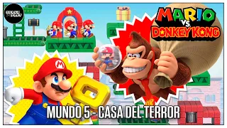 Mario vs. Donkey Kong / Mundo 5 - Casa del Terror - Gameplay en español - Full HD 1080p