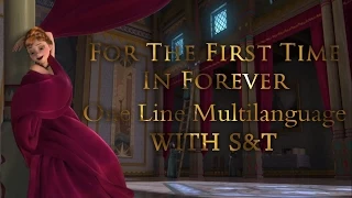 Frozen - For the First Time in Forever One Line Multilanguage With S&T