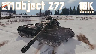 Obj.277 - 10K Damage, 🗡️10 Kills (1 VS 6) ❄️World of Tanks❄️