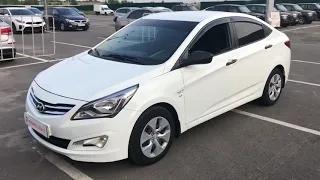 HYUNDAI SOLARIS 2016 года, пробег 91 000 км, обзор автомобиля в Альянс Select. Чебоксары.