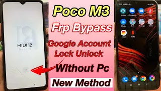 Poco M3 Frp Bypass | Poco M3 Google Account Frp Bypass New Method 2023