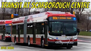 Transit at Scarborough Centre (April 2024)