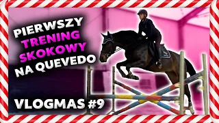 VLOGMAS #9 | PIERWSZY TRENING SKOKOWY NA MOIM KONIU 😍🐴