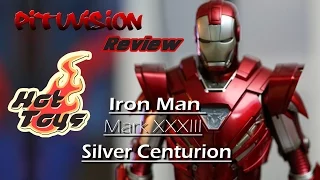 Hot toys Iron Man Silver Centurion Mark XXXIII Action Figure Review