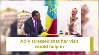 Ethiopian PM calls for efforts in AI after meeting humanoid robot Sophia