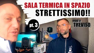 CALDAIA A PELLET IN UNO SPAZIO STRETTISSIMO ! 😱 PT 3 Siamo a Treviso