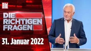 🔴Die Richtigen Fragen – 30. Januar 2022 | Wolfgang Kubicki, Boris Palmer | Replay