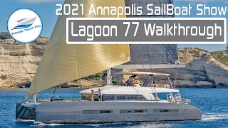 77ft Lagoon 2022 - Walkthrough @ 2021 Cannes Yacht Festival | Only ONE Available for Sale