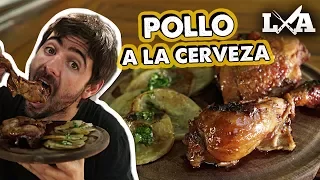 Pollo a la Cerveza Negra al Disco - Receta de Locos X el Asado