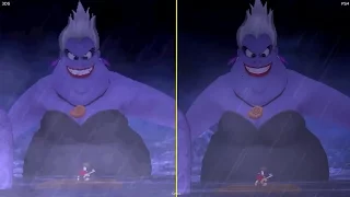 Kingdom Hearts Dream Drop Distance 3DS vs PS4 Graphics Comparison