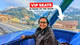 Goldenpass Panoramic VIP Seats | Most Unique Train In Switzerland