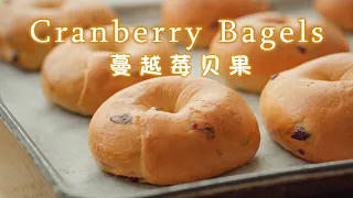 Cranberry Bagels 蔓越莓贝果 | 软软里的七