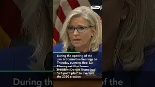 Liz Cheney: Trump Had '7-Point Plan' to Overturn 2020 Election