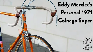 Eddy Merckx's Personal Colnago Molteni Team Bike 1971