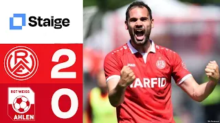 XXL-Highlights von der Hafenstraße - 38  Spieltag: Rot-Weiss Essen - Rot Weiss Ahlen